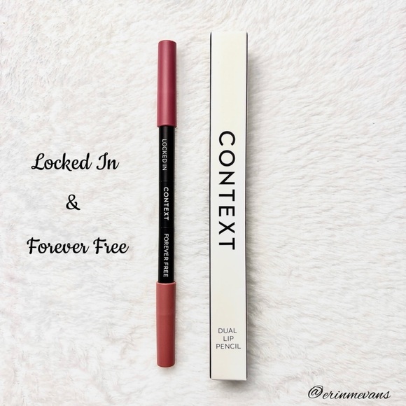 Context Other - Context Skin Locked In & Forever Free Dual Lip Pencil New